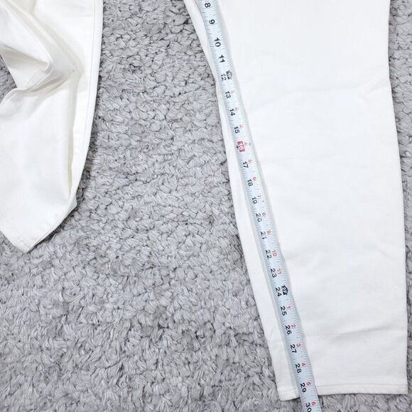 READ Athleta Sculptek Ultra Skinny Jeans in White Plus size 26 26X Stretch - Picture 10 of 13